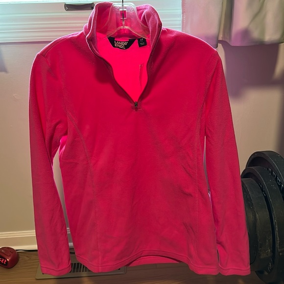NWT Lands End quarter zip - Picture 3 of 5